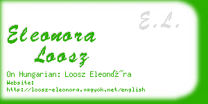 eleonora loosz business card